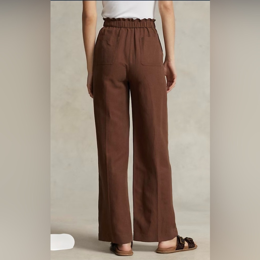 Polo by Ralph Lauren woman’s silk/linen blend pants size S petite - Picture 10 of 10
